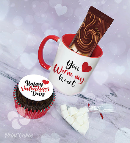 Valentines hot chocolate treat box