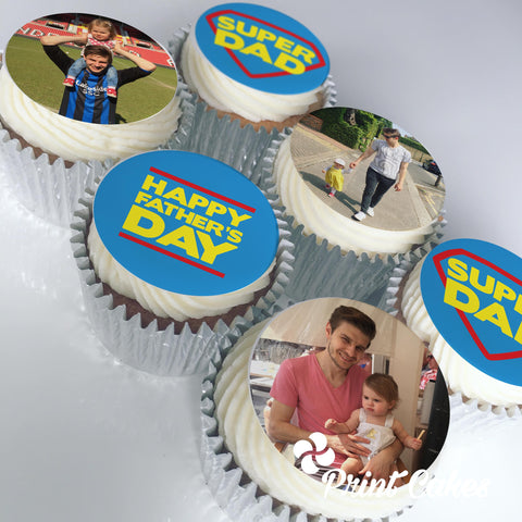 Father's Day Cupcake gift box - Print Cakes