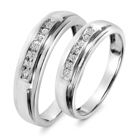 matching diamond wedding bands for men and women