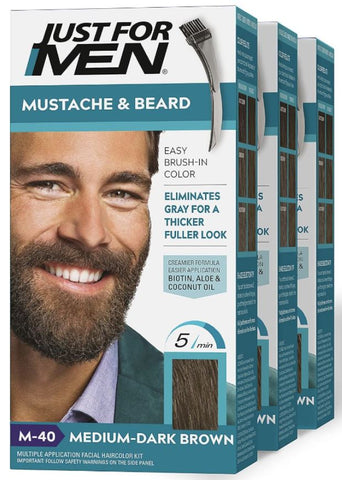 just for men mustache and beard dye