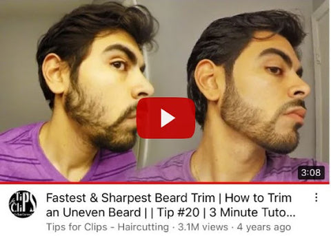 <img src="clearshaper before and after.png" alt="man in purple shirt using trimmer and clearshaper for beard transformation">