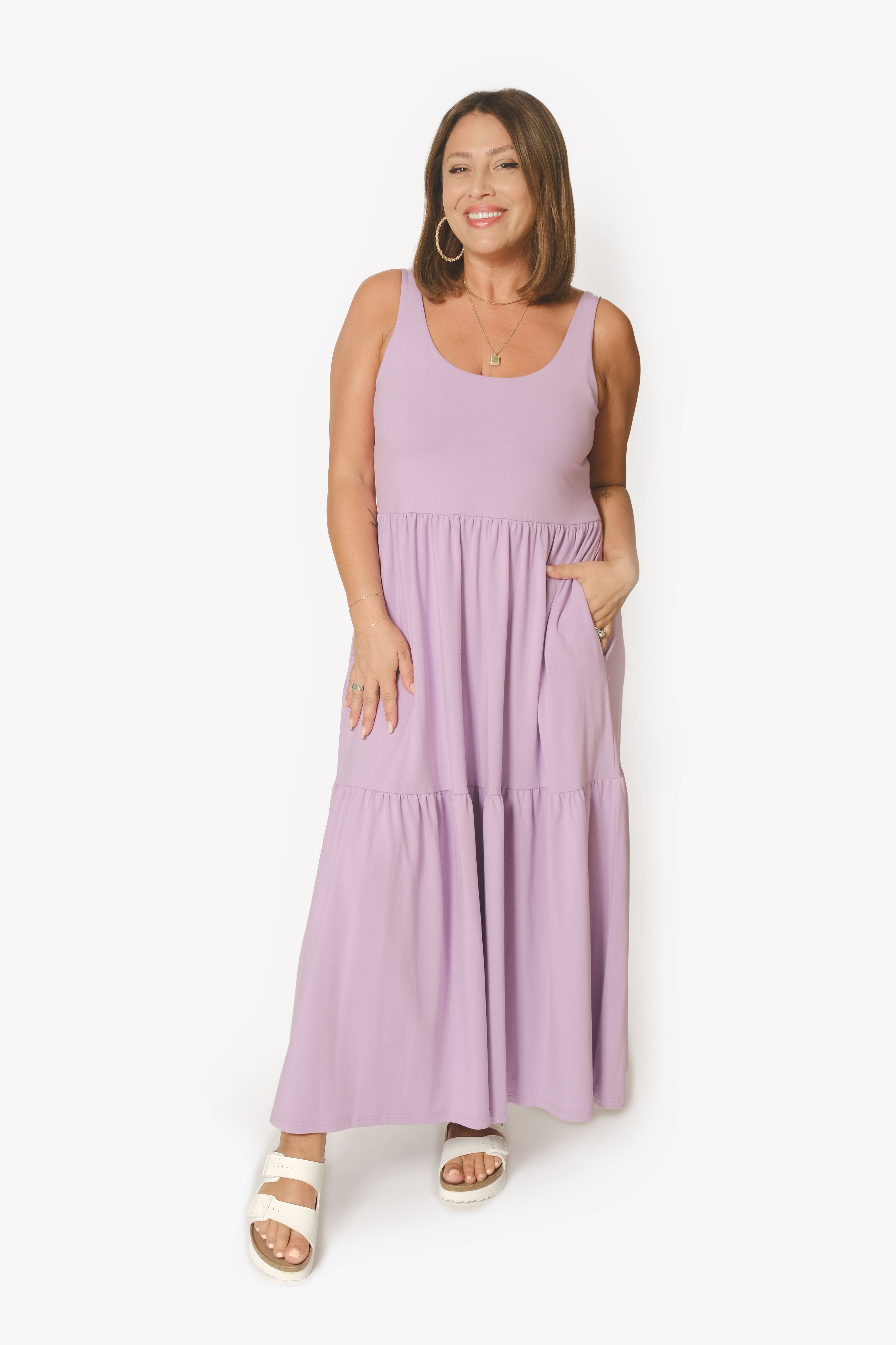 Lake Maxi Dress in Lovely Lavender