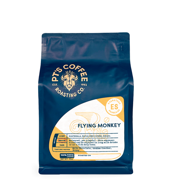 flying monkey by PT coffee bag knockout