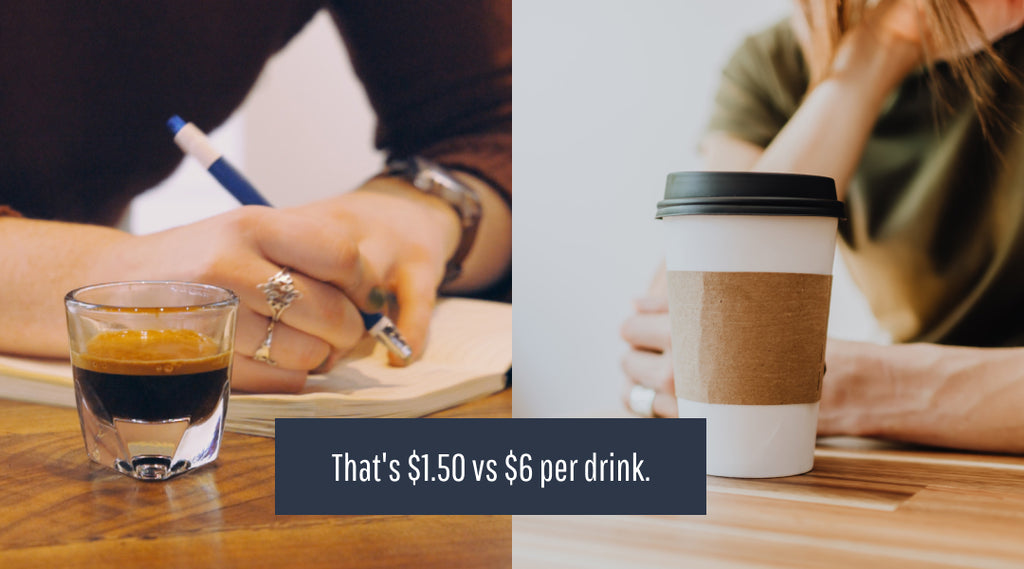 "That's $1.50 vs $6 per drink", lifestyle, from Clive Coffee