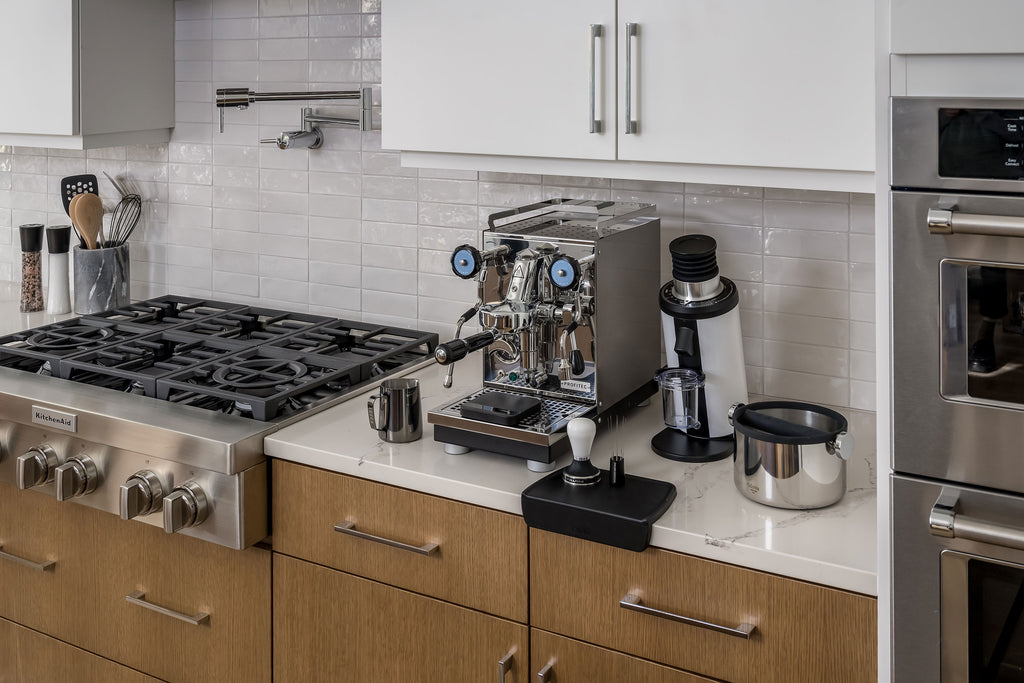 pro 400 espresso machine with df64 espresso grinder