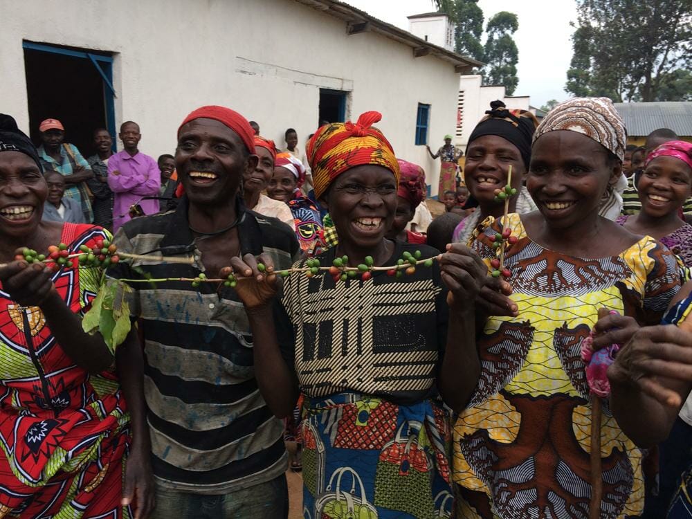 Producers from the Muungano Cooperative in the DRC. C/o of On The Ground