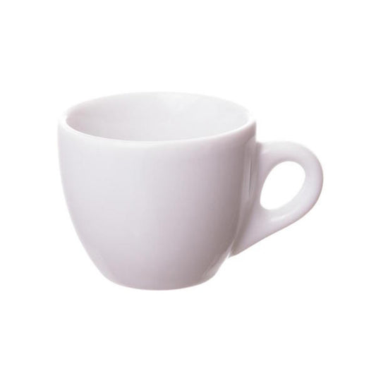 notNeutral Lino Double Cappuccino Cup & Saucer - White (6oz/177ml)