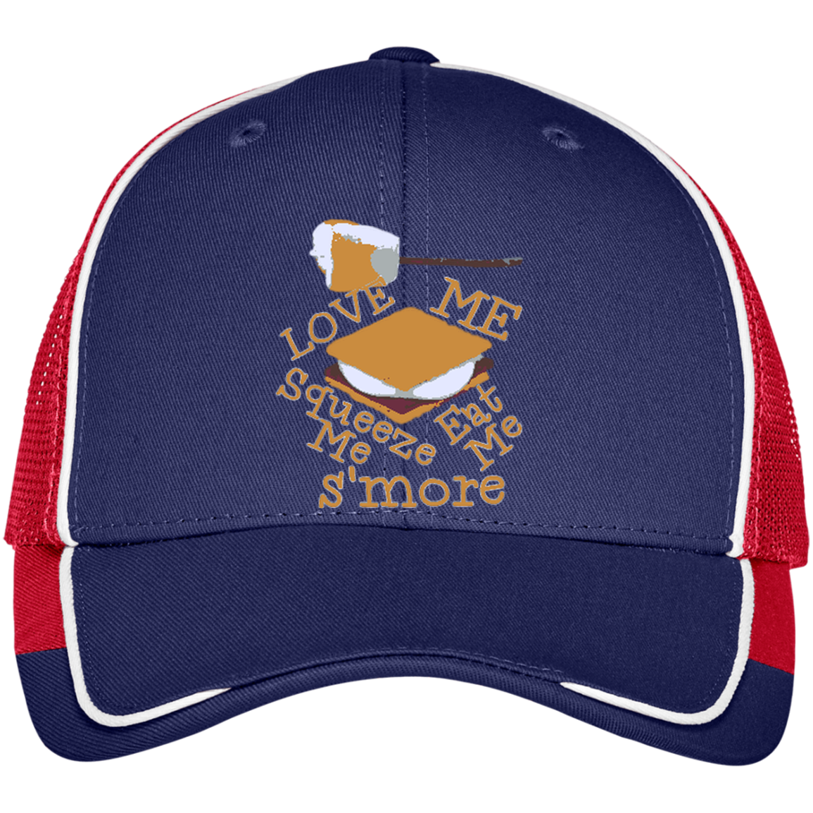 S'more Colorblock Mesh Back Cap