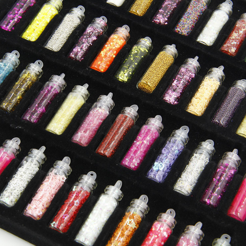 glitters flakes epoxy set
