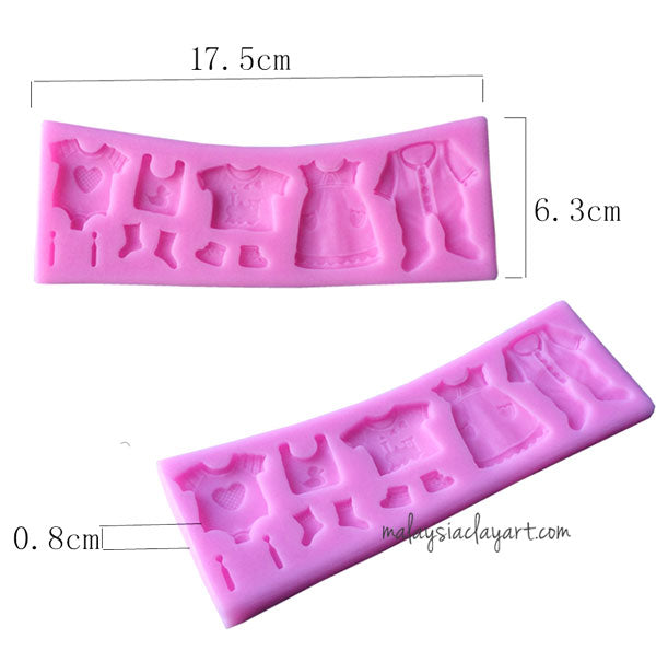 by Clothes Silicone Mold