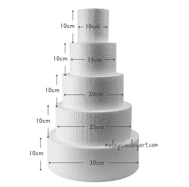  Styrofoam Cylinder Block Shape