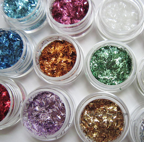 12 Colors Set Fine Glitter Sprinkles | Iridescent Confetti