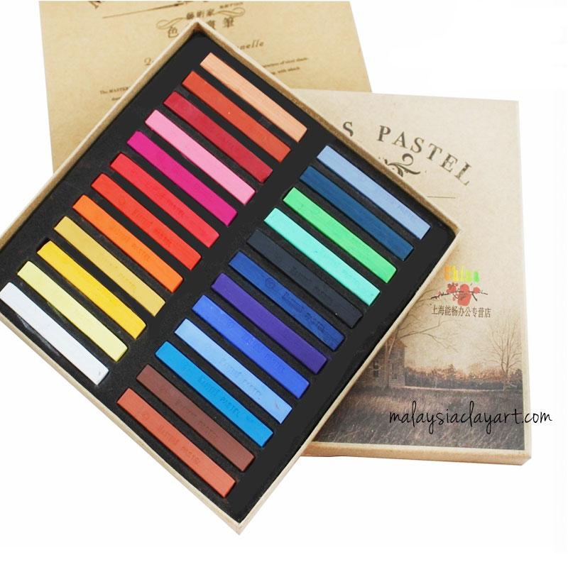 Masters Pastel 24 Colour Set - Malaysia Clay Art