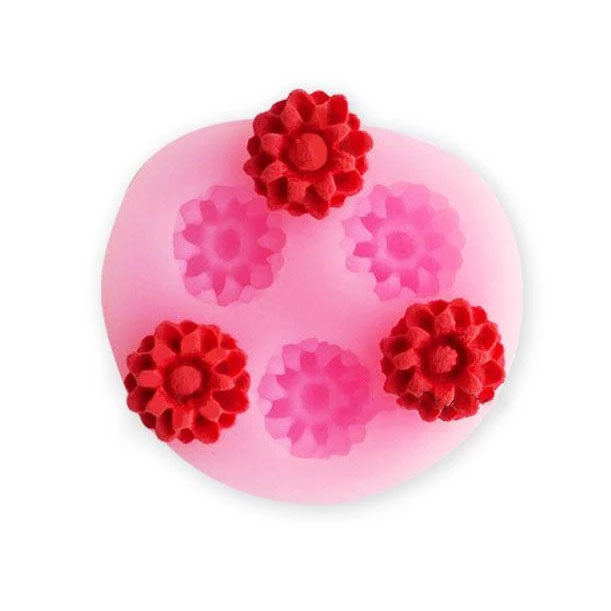 Mini Flower Silicone Embed Mold - BeScented Soap and Candle Making Supplies