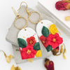 Holiday Themed Earrings Set - Polymer Clay Workshop December