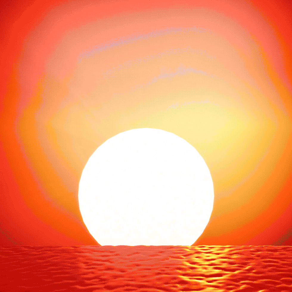 Orange Sunset GIF