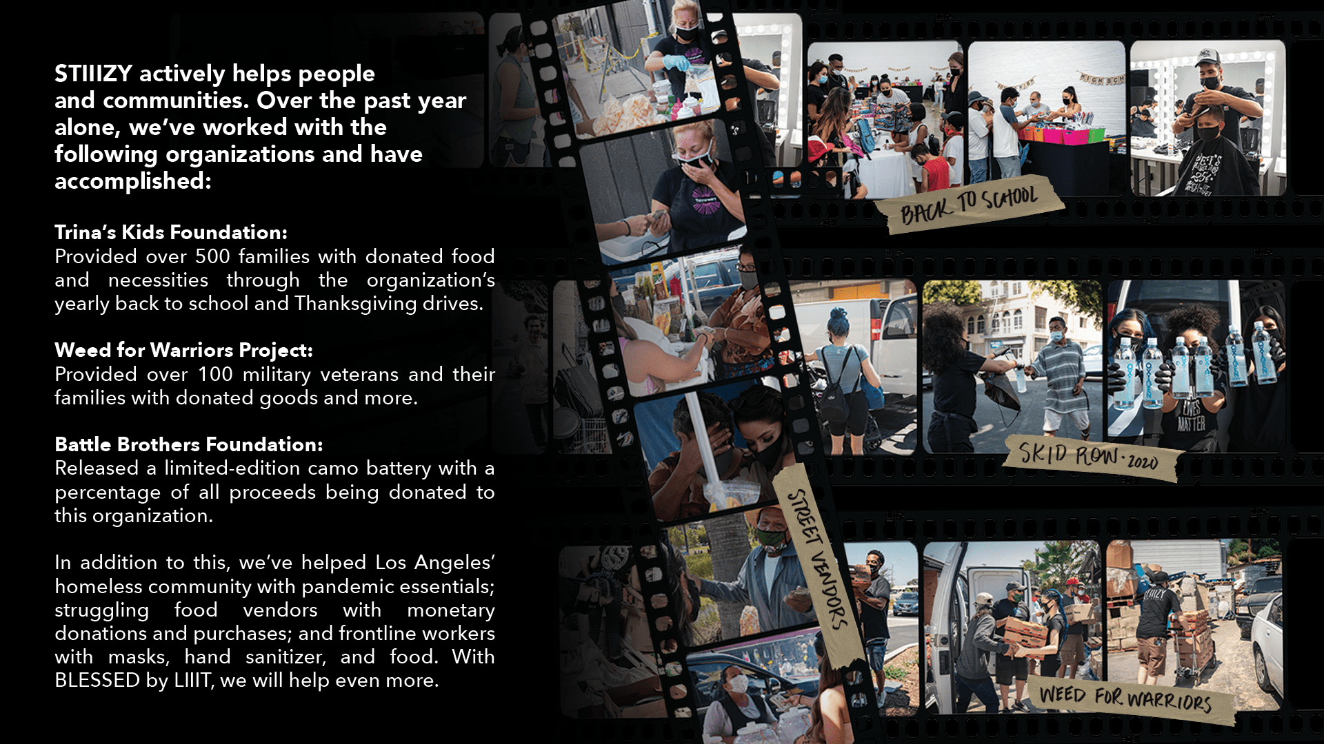 BLESSED BY LIIIT: STIIIZY’S NEW CHARITABLE MODEL TO CONTINUE GIVING BACK DURING COVID-19 CRISIS