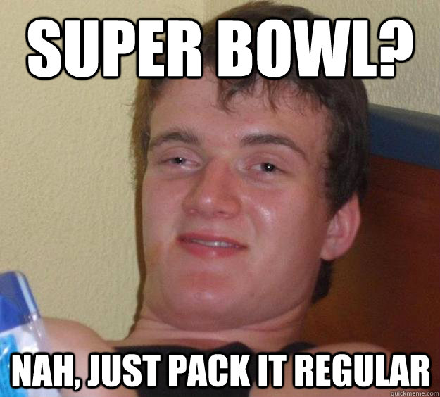 Super Bowl stoned guy meme