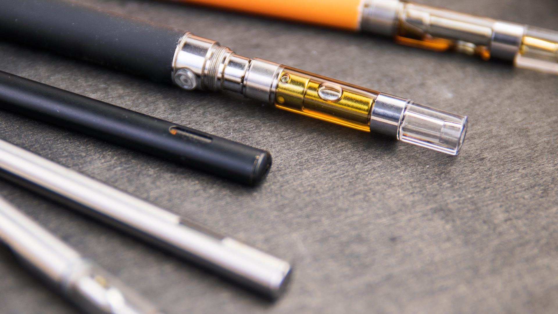 multiple types of thc weed vape pens