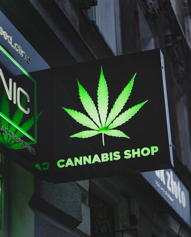 These days, in some states, it's very easy to find a cannabis dispensary or shop.