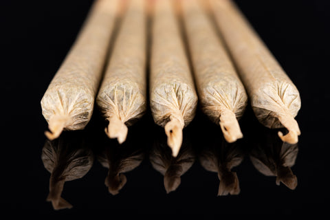 Smoking cannabis flower in joints is a common way to get high.