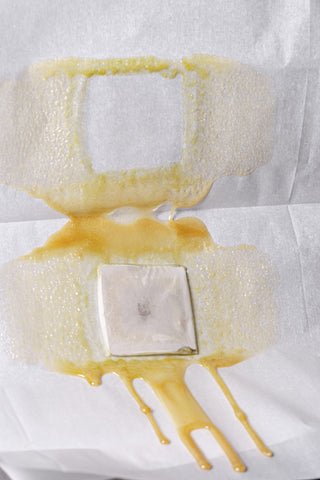 Live rosin is a popular solventless cannabis concentrate that can be pressed in wax paper.