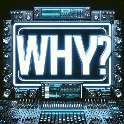 Digital music production setup with a modern and sleek design - Why