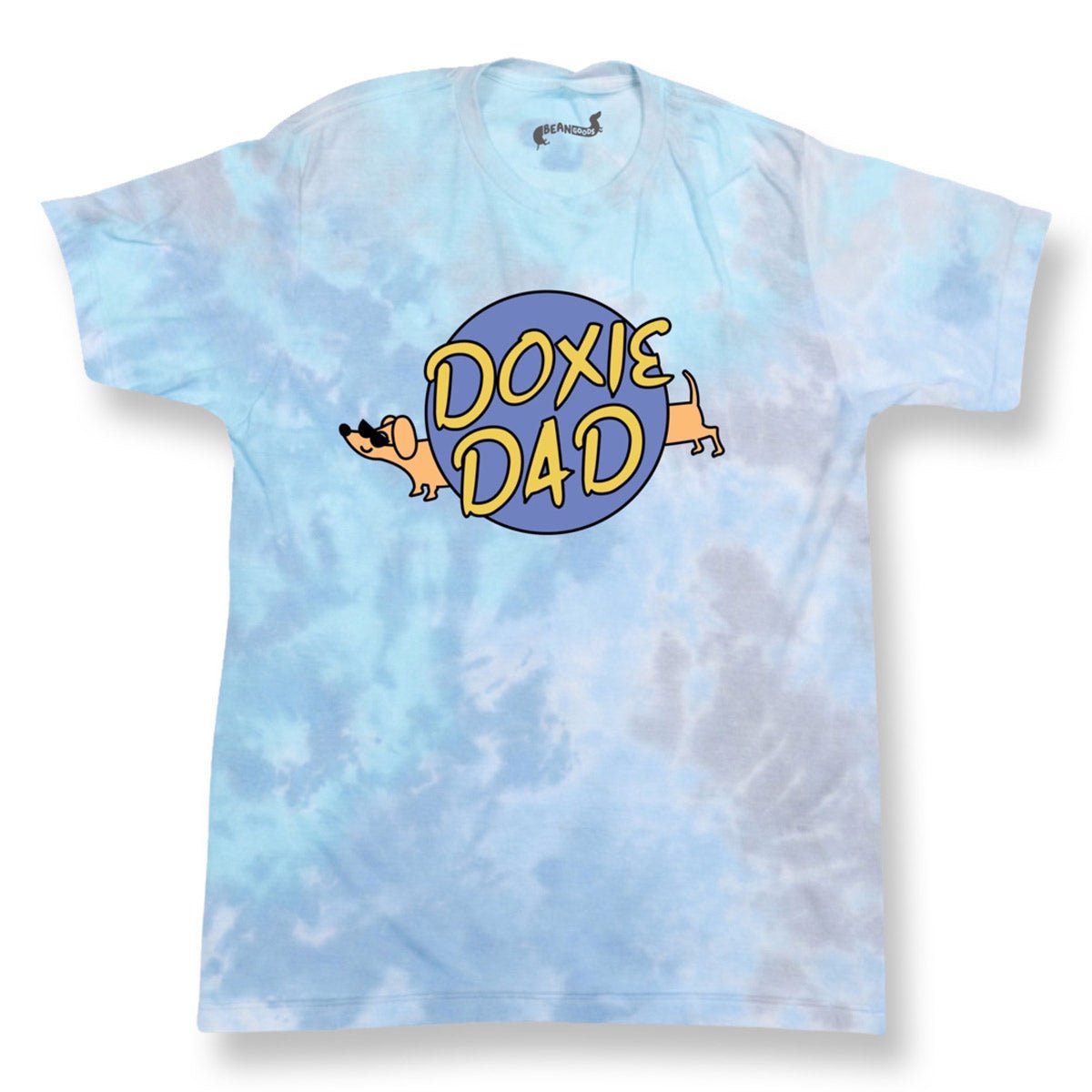 Image of doxie dad unisex tee | tie-dye