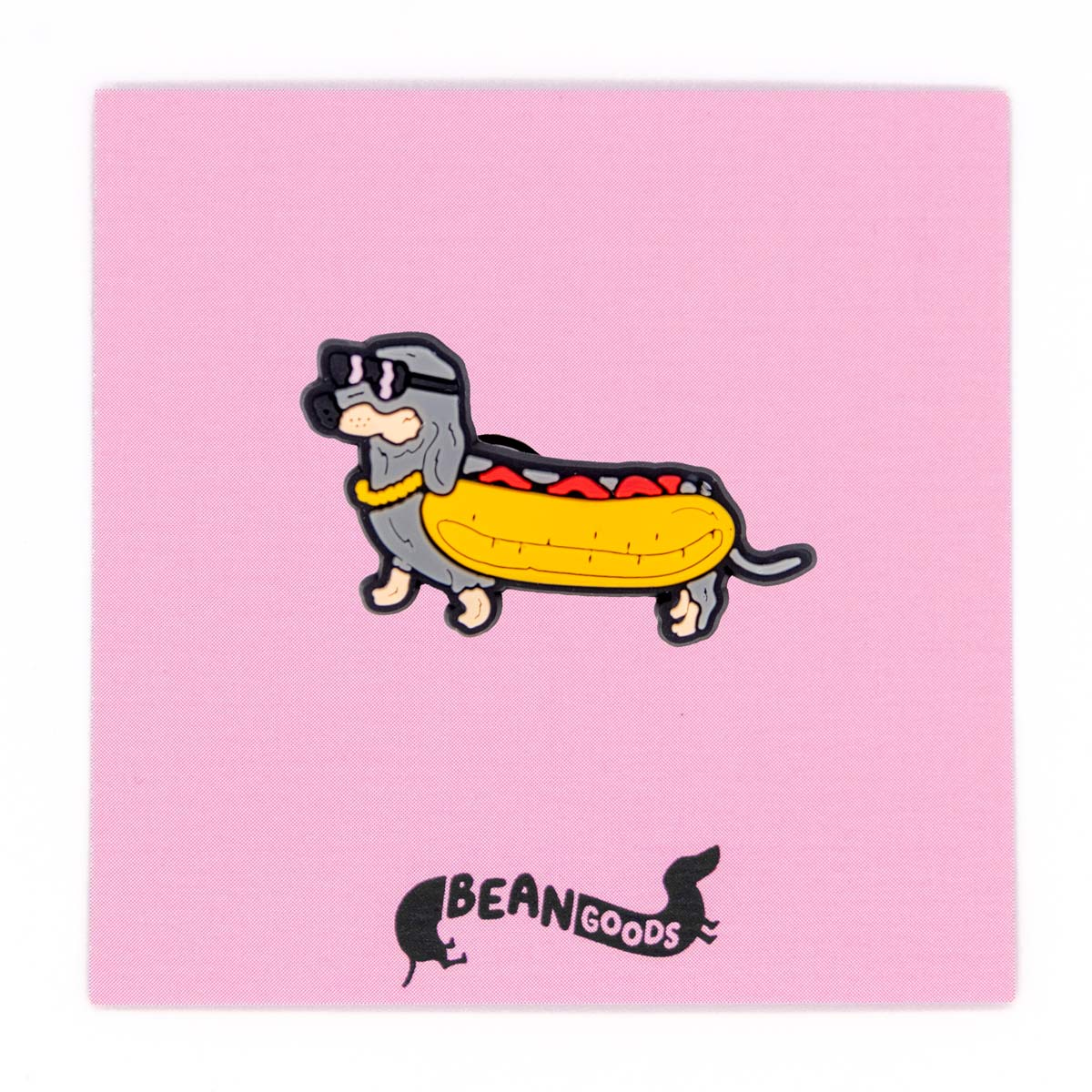 Image of hot dog shoe charm