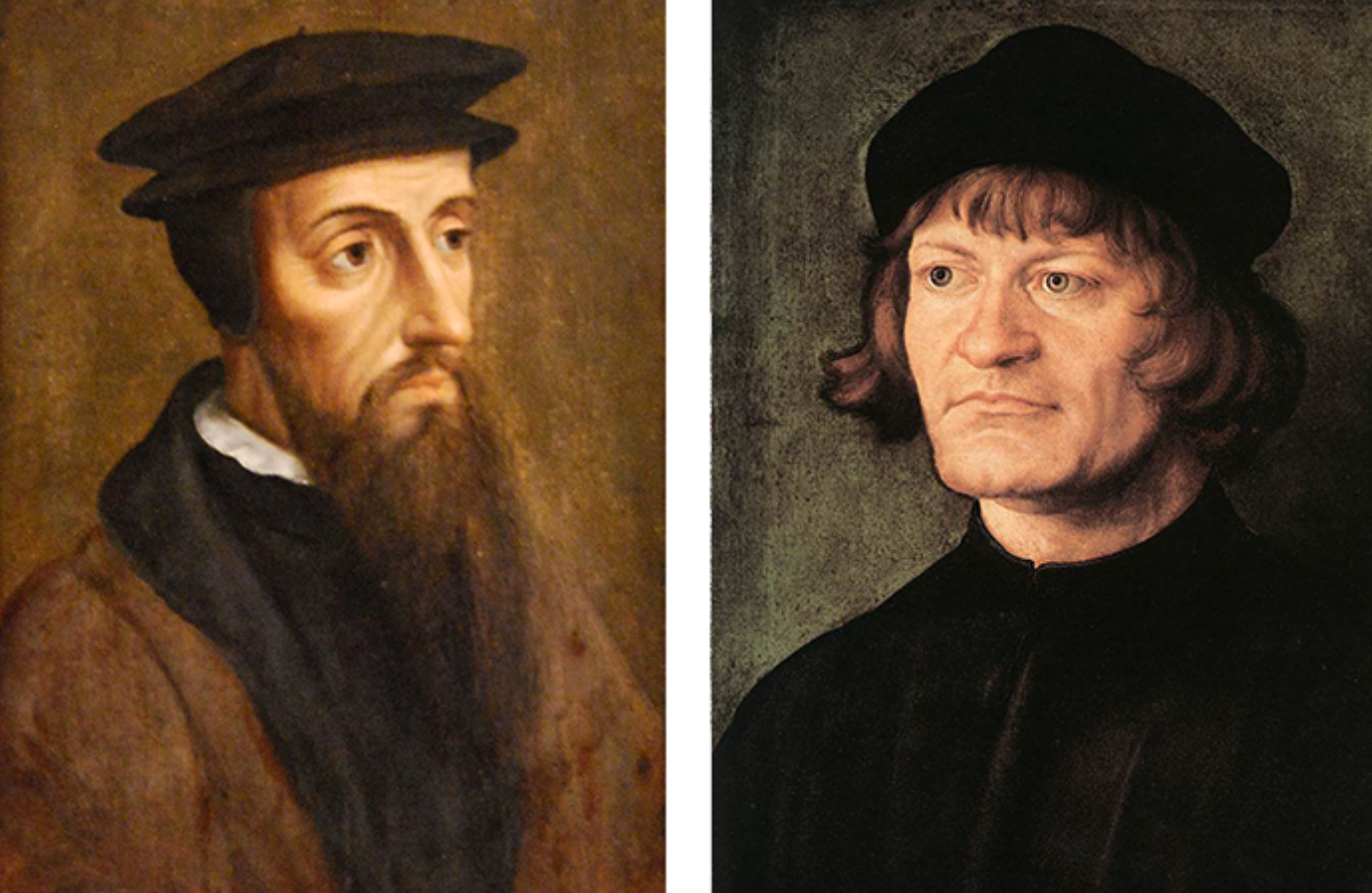 John Calvin & Huldrych Zwingli