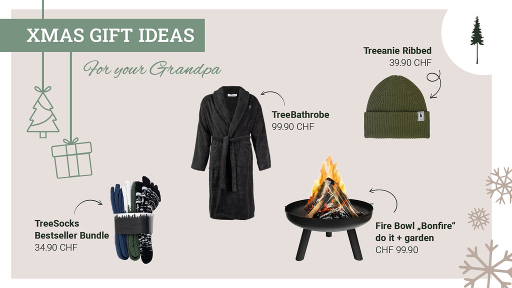 Sustainable Christmas gifts for your grandpa | NIKIN