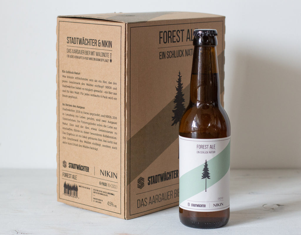 NIKIN x Stadtwächter: For every 6-pack sold, a tree is planted