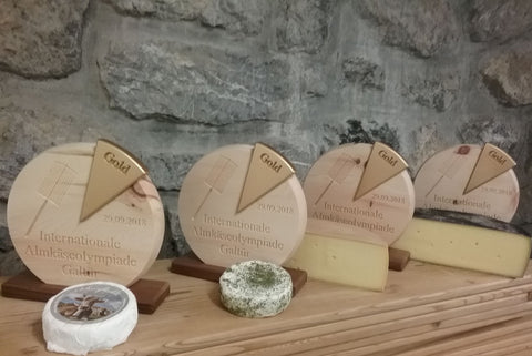 4 gold medals for cheese from Alp Maran at the 24th annual alp cheese olympics in Galtueren