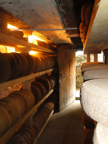 maturing cheese cellar