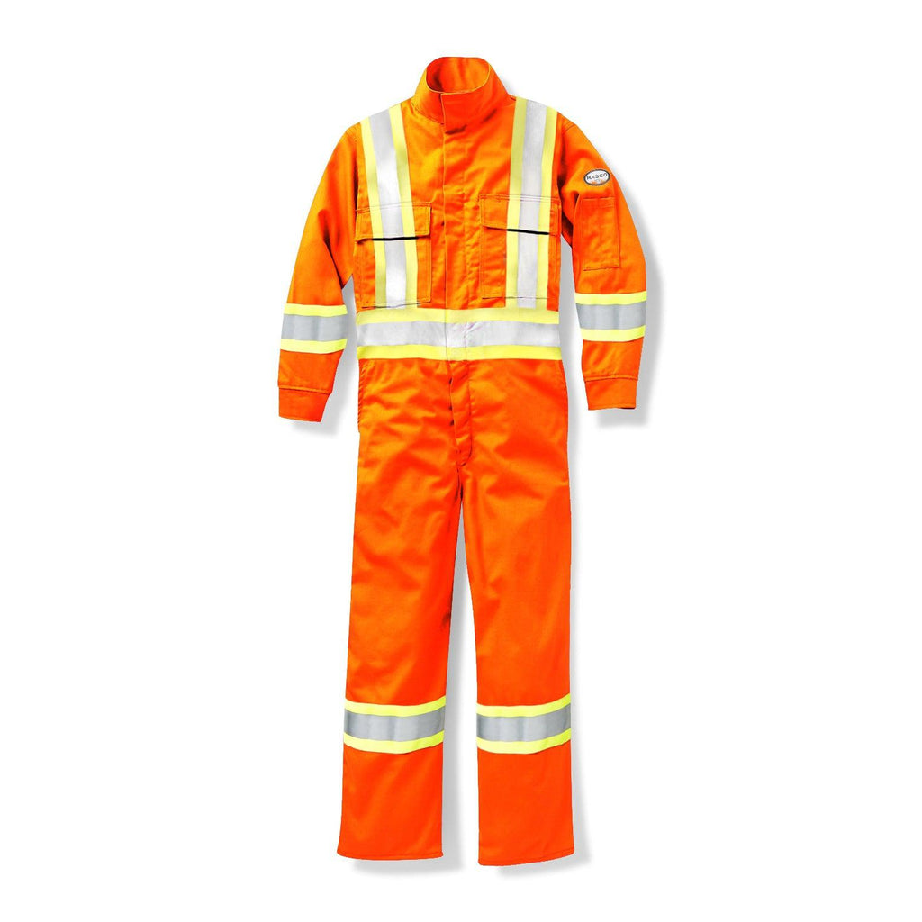 Rasco FR FR3305RD Red Premium Coveralls with Reflective Trim