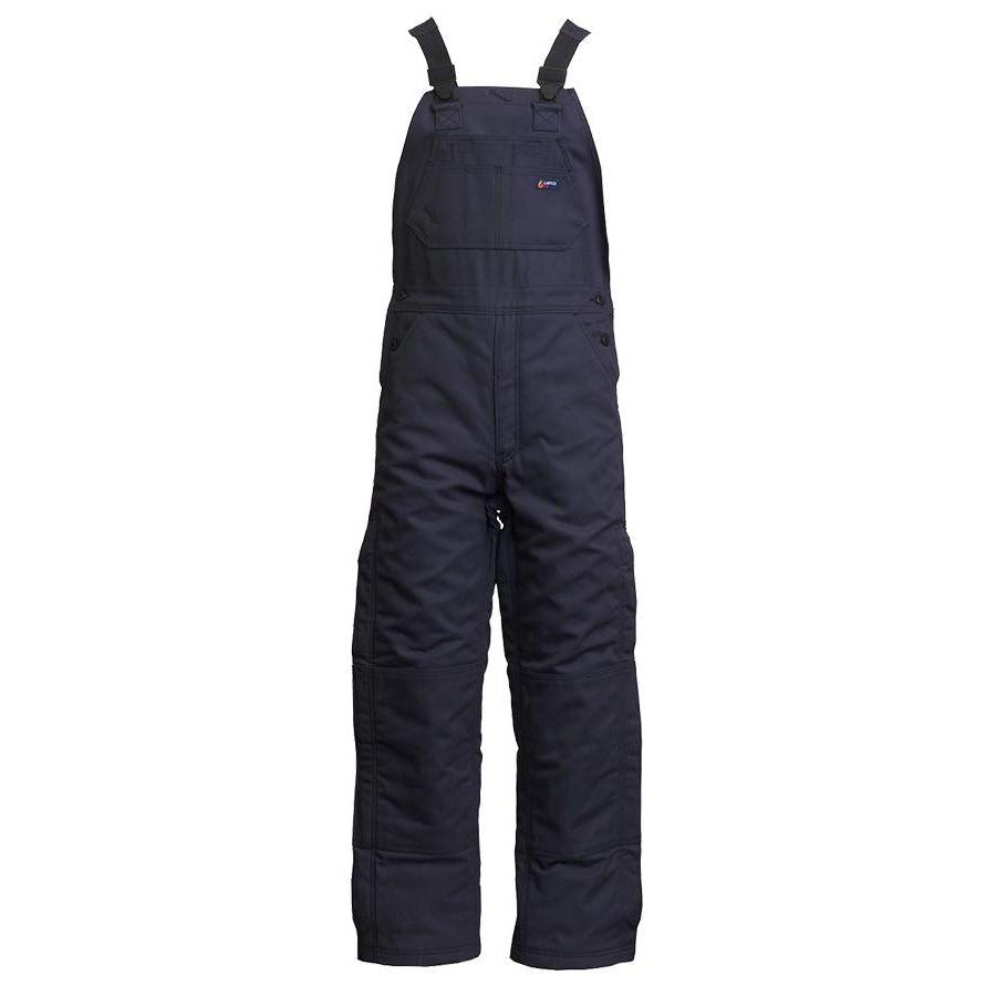 LAPCO FR BIFRWS9GY Gray 9oz. FR Insulated Bib Overall with