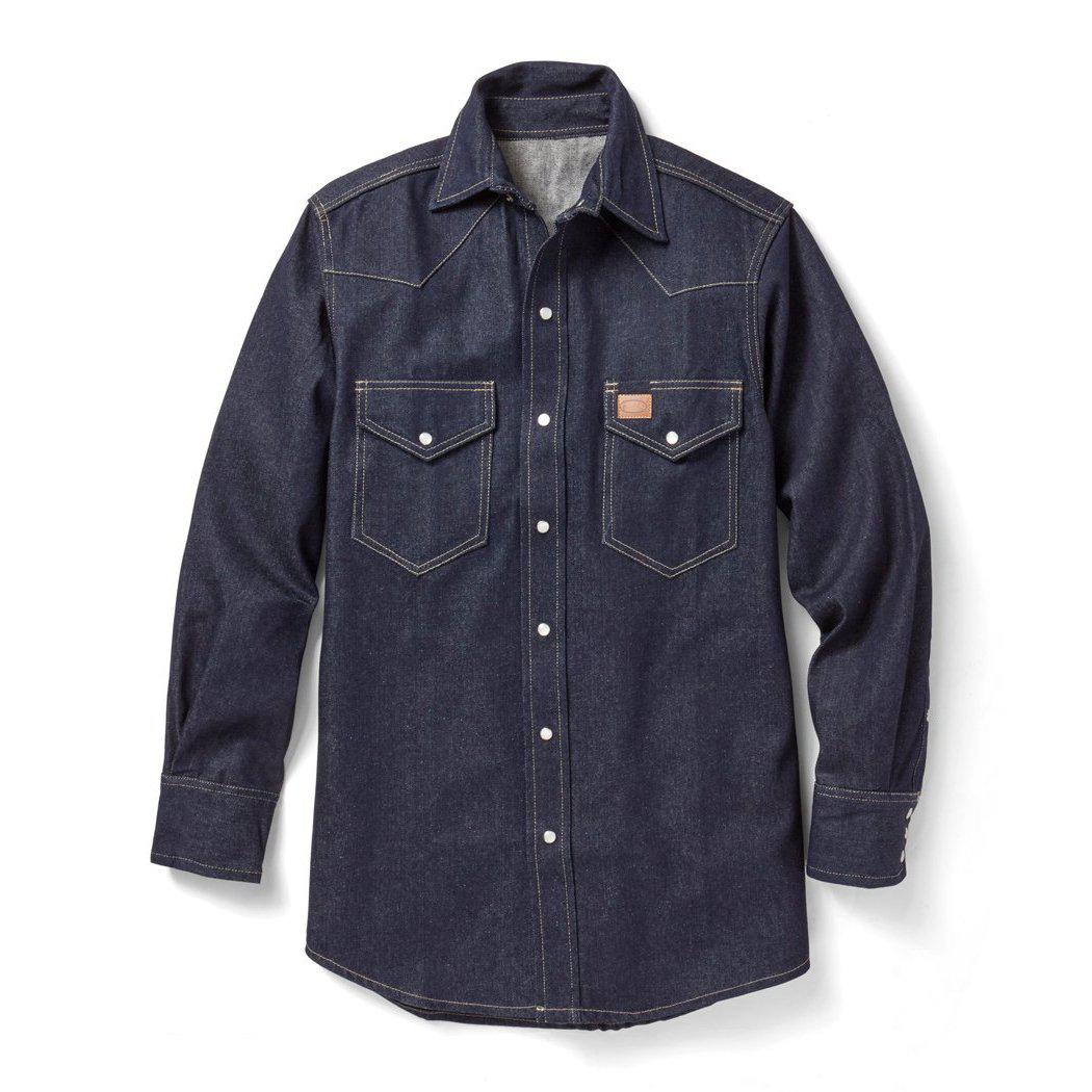 Rasco Non-FR D1150 Denim Classic Work Shirt – Fire Retardant Shirts.com
