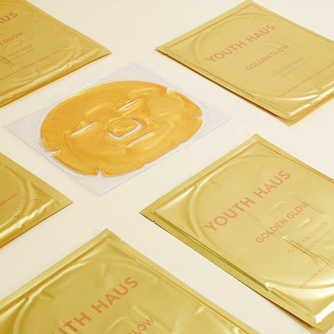 Youth Haus Golden Glow mask