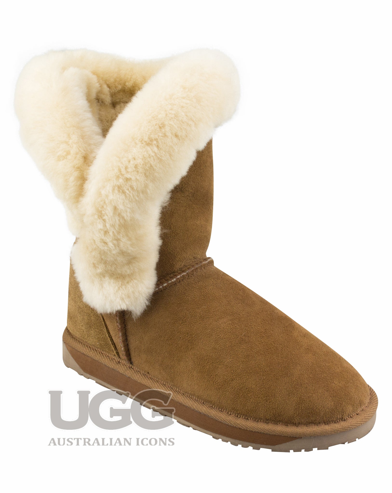 ugg boots with ugg on the side