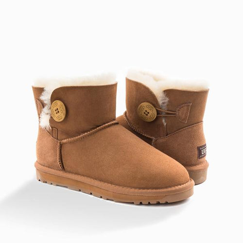 UGG Classic Mini Button Boots (WATER RESISTANT)