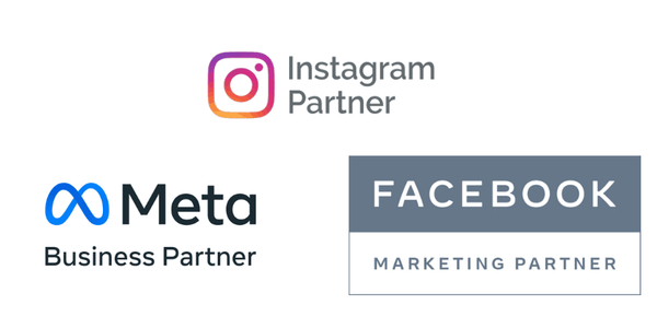 Facebook META Instagram Partner Icons