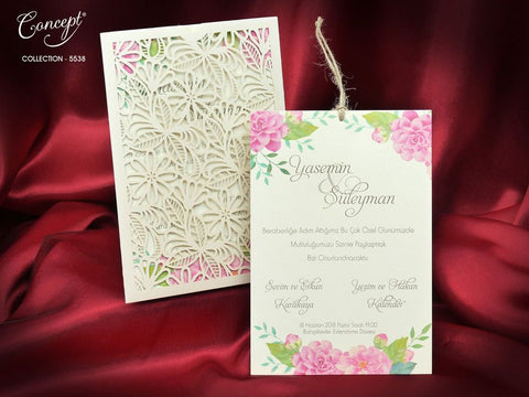 laser cut wedding invitations