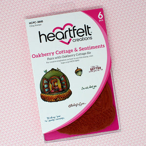 Oakberry Cottage & Sentiments Cling Stamp Set