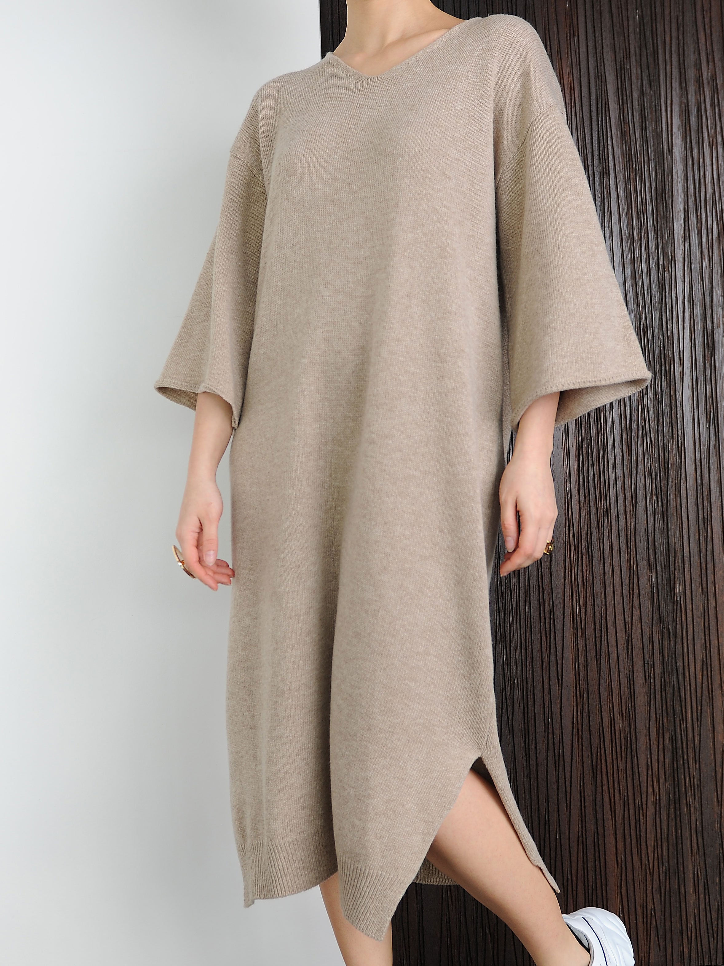 oversized knit dress