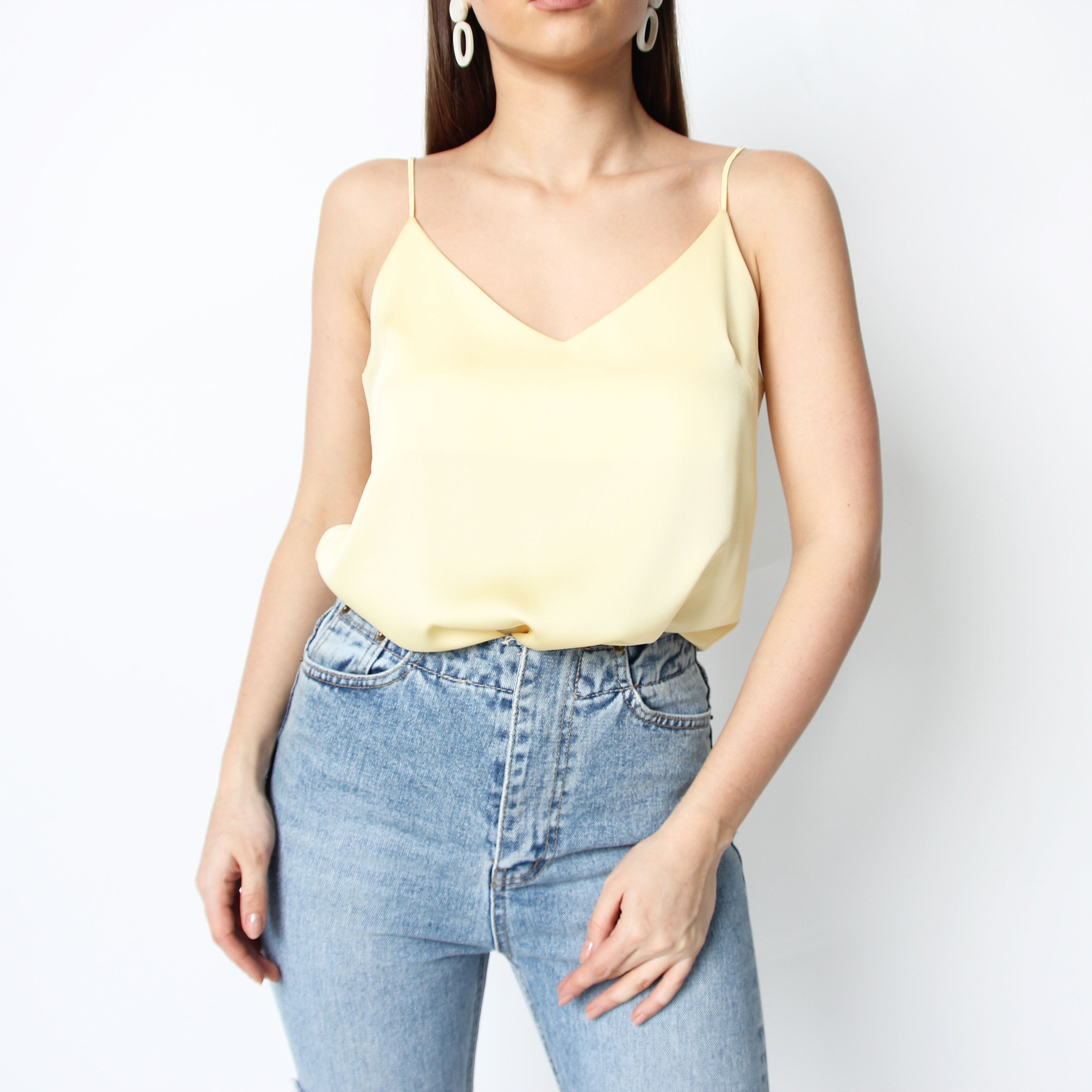 Pastel Yellow Camisole Top – Marble Hive