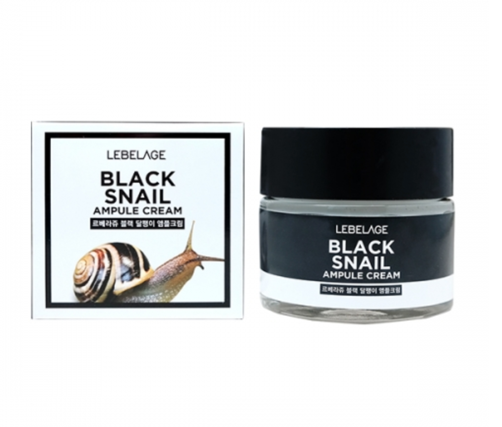 Lebelage black snail. Ампульный крем с муцином чёрной улитки, 70мл, Lebelage. Крем Блэк Снейл Корея. Крем Корея Lebelage. Корейский крем Black Snail.