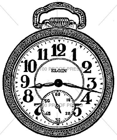 pocket watch clipart