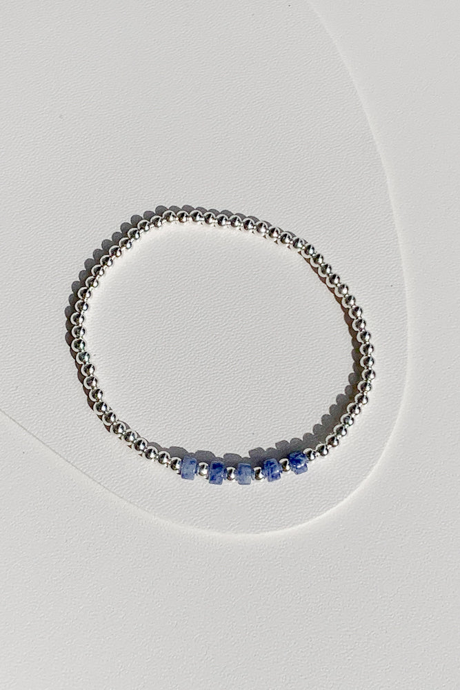 Idalia Gemstone Bracelet (925 Silver)