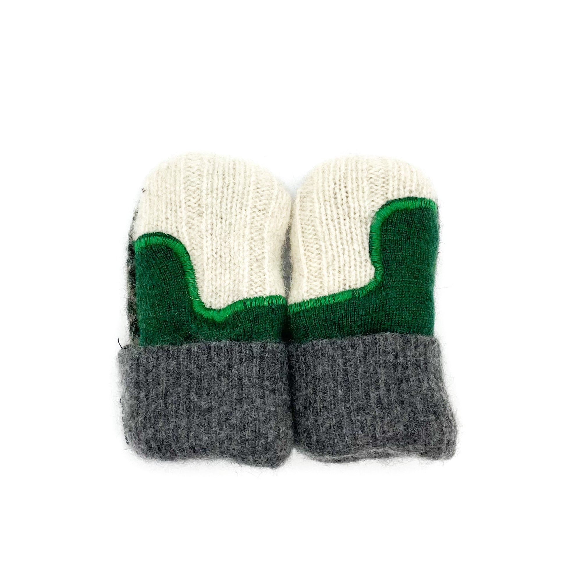 Baby Wool Sweater Mittens | Play In The Snow - Love Woolies