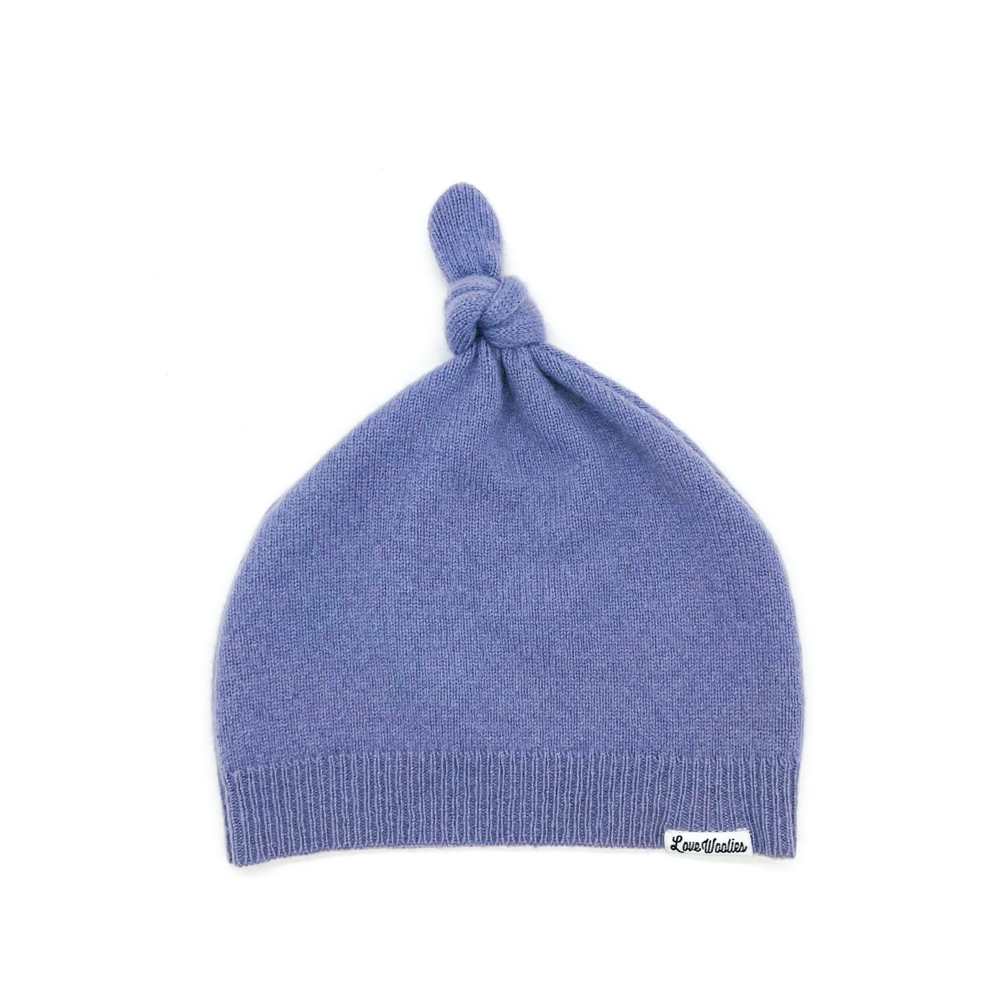 Cashmere Baby Beanie | Dusty Purple - Love Woolies